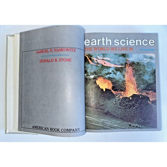 Vintage Earth Science The World We Live In Textbook Namowitz Stone 1970s - Picture 4 of 16